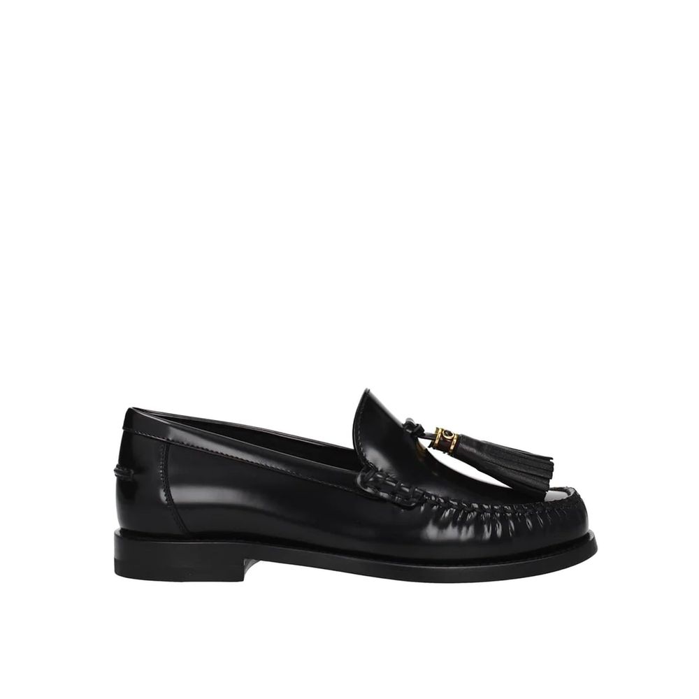 Dior Black Calfskin Slip-On Loafers