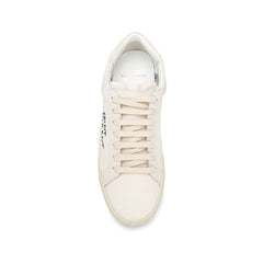 Saint Laurent White Canvas Low Top Sneakers