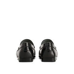 Tod's Black Calfskin Slip-On Loafers