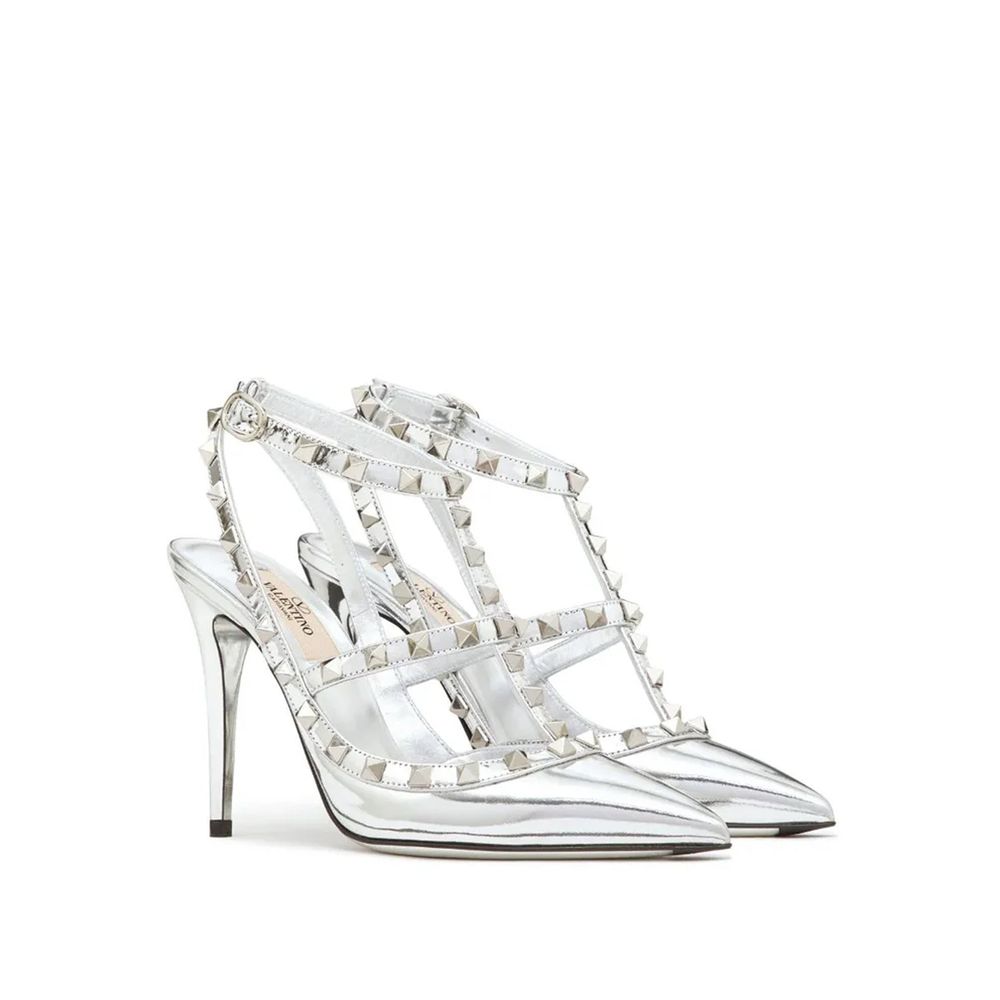 Rockstud Läderpumps