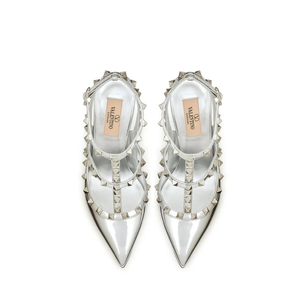 Rockstud Läderpumps