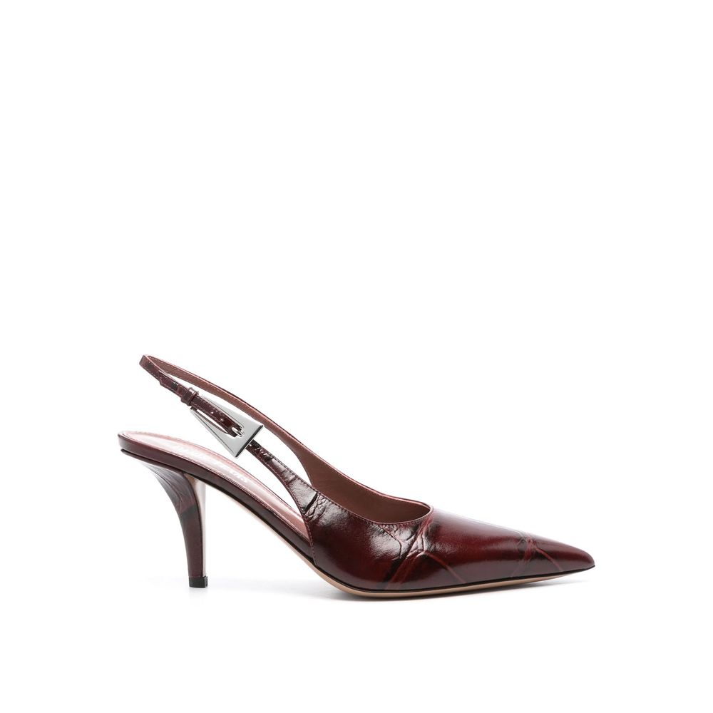 Jessica Läder Slingback Pumps