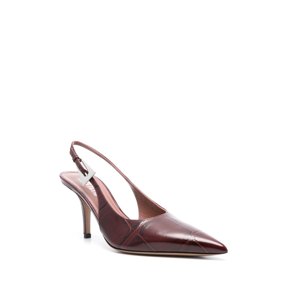 Jessica Läder Slingback Pumps