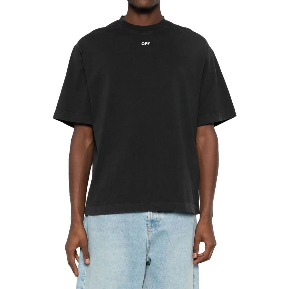 Off White S.Matthew Skate-t-skjorte med logotrykk