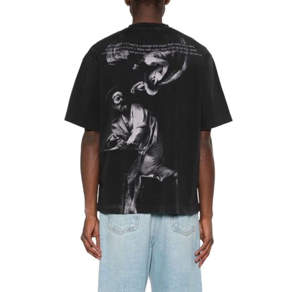Off White S.Matthew Skate-t-skjorte med logotrykk