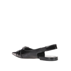 Givenchy Black Calfskin Ballet Flats