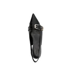 Givenchy Black Calfskin Ballet Flats
