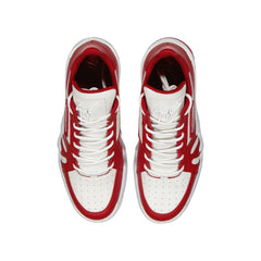 Giuseppe Zanotti Red Calfskin Low Top Sneakers