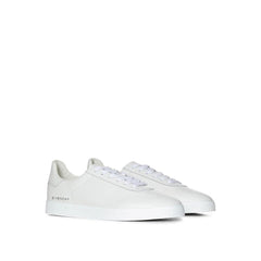 Givenchy White Calfskin Low Top Sneakers