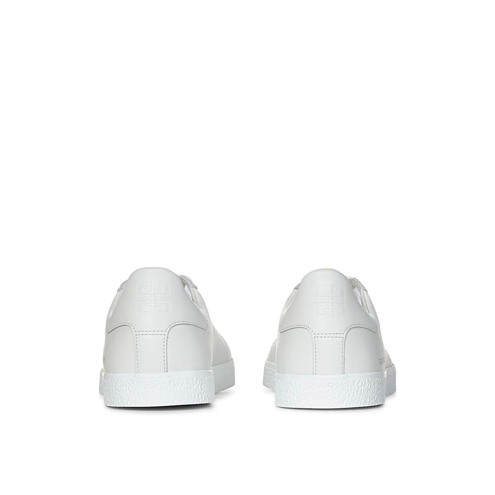 'Town' låga lädersneakers