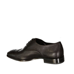 Salvatore Ferragamo Brown Calfskin Oxfords And Derbies