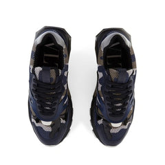 Valentino Garavani Blue Fabric Athletic Sneakers