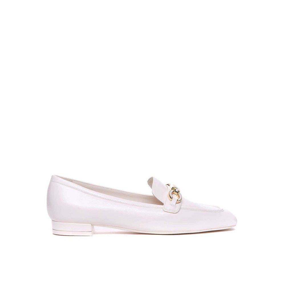 Signature firkantede skinnloafers