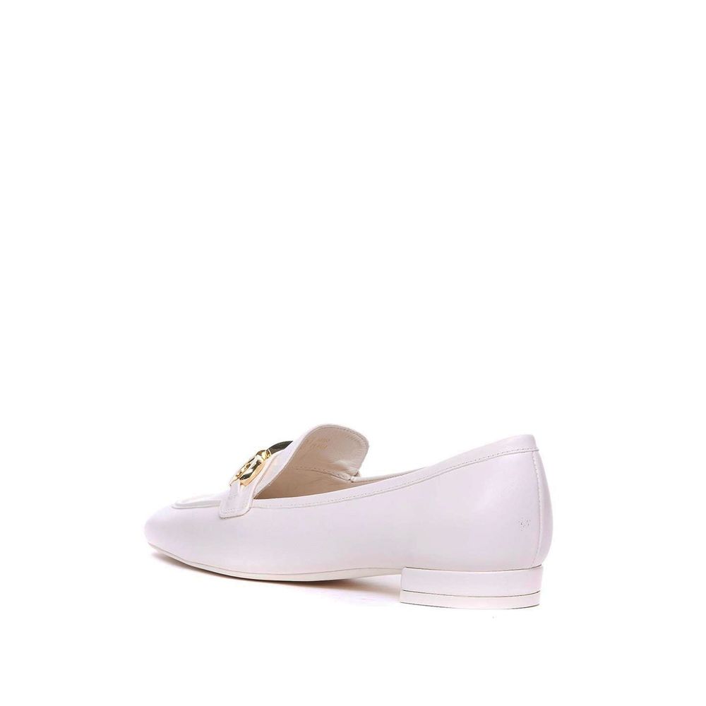 Signature firkantede skinnloafers