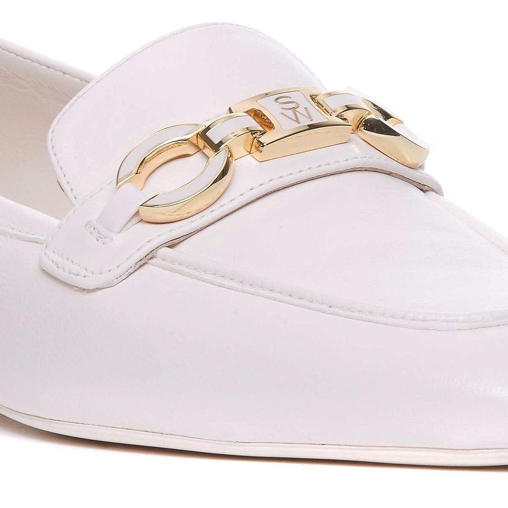 Signature firkantede skinnloafers