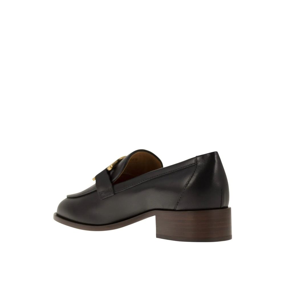 Lærloafers