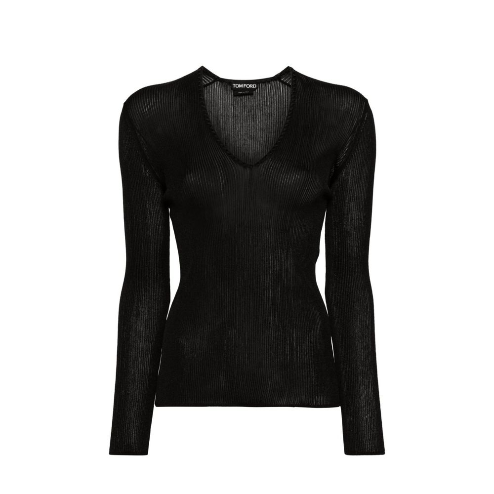 Tom Ford Gjennomsiktig Finribbet Topp