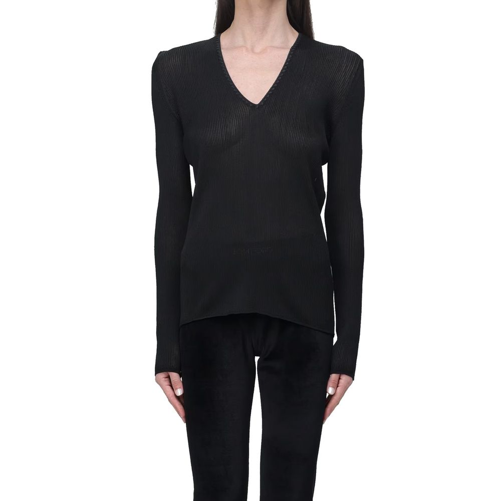 Tom Ford Gjennomsiktig Finribbet Topp