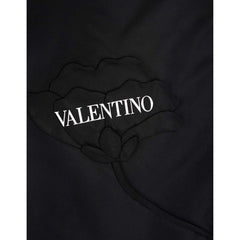Valentino Black Nylon Bermuda Shorts