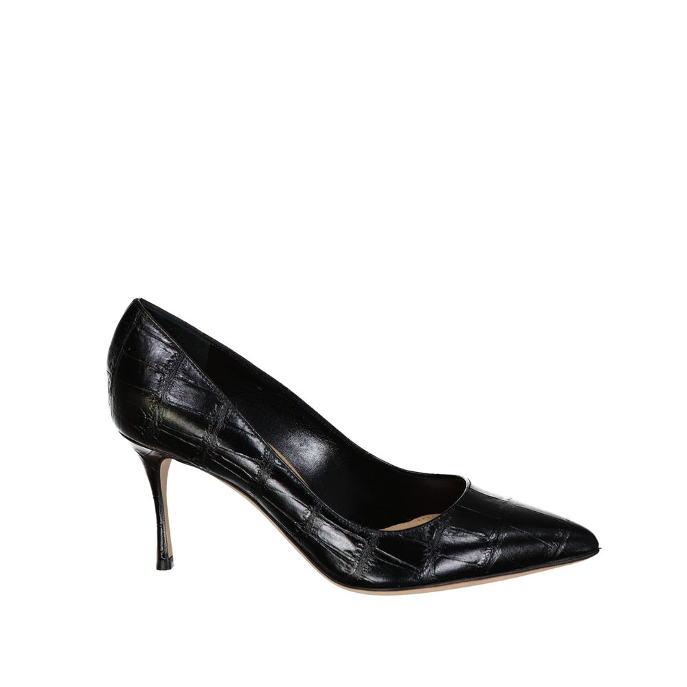 Godiva 075 Läderpumps med Krokodileffekt