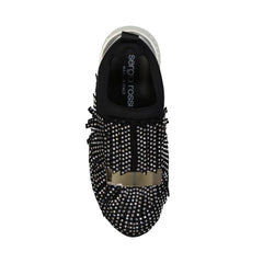 Sergio Rossi Black Fabric Chunky Sneakers