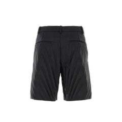 Valentino Black Nylon Bermuda Shorts