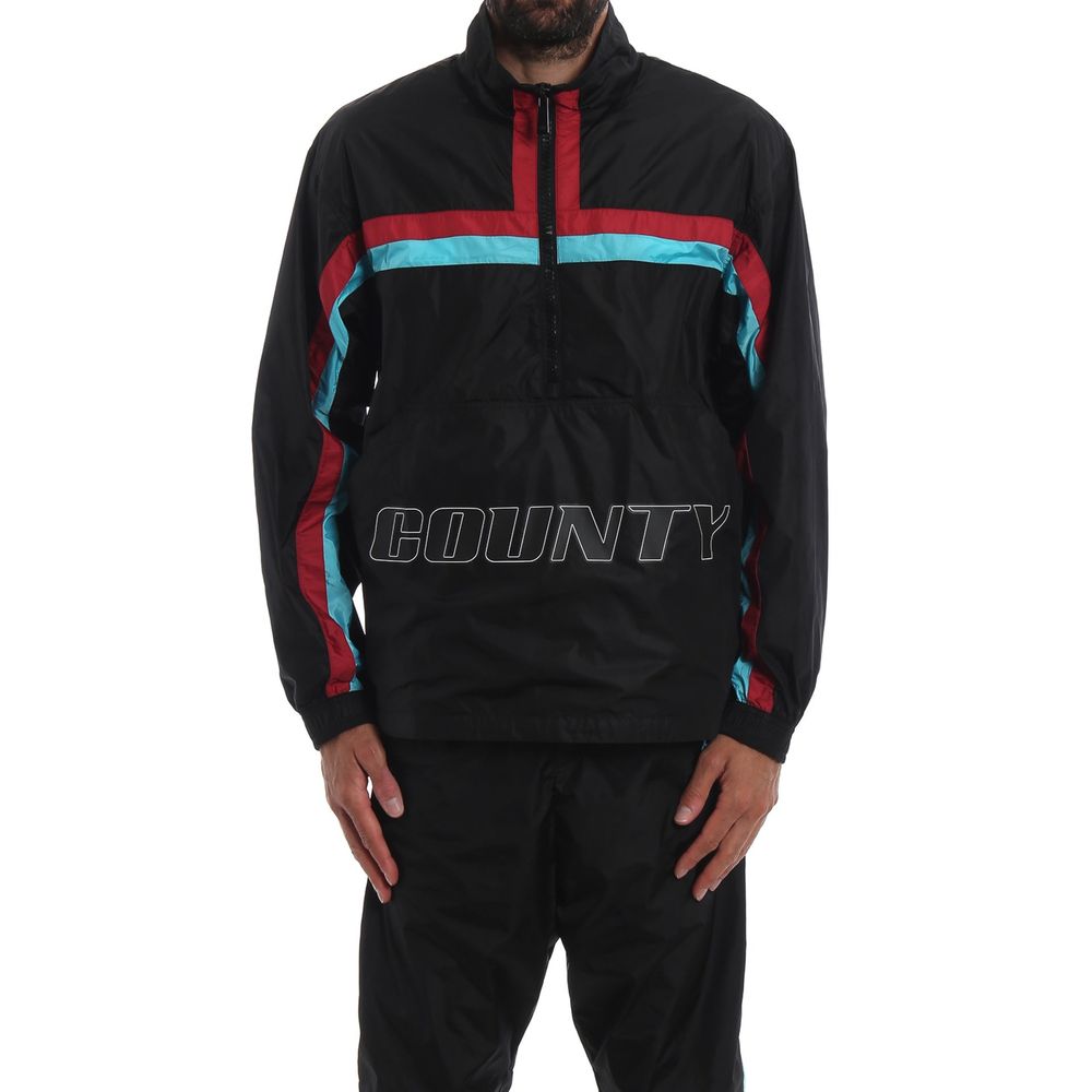 Marcelo Burlon Logo Windbreaker Jacka