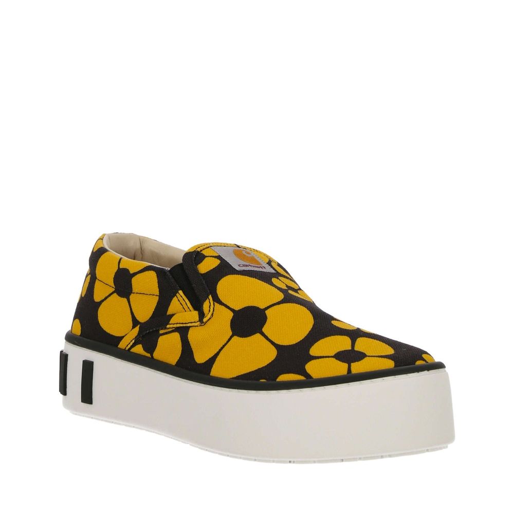 Trykte slip-on joggesko
