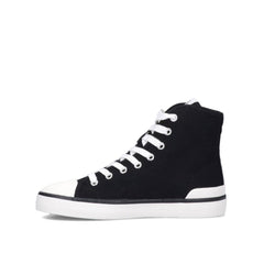 Isabel Marant Black Canvas High Top Sneakers