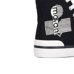 Isabel Marant Black Canvas High Top Sneakers
