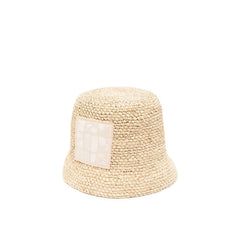 Jacquemus Beige Raffia Cap (Baseball Hat)