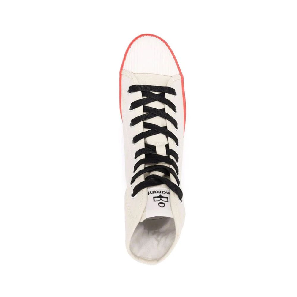 Sneakers med logotyp i canvas