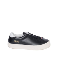 Kenzo Black Calfskin Low Top Sneakers