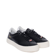 Kenzo Black Calfskin Low Top Sneakers