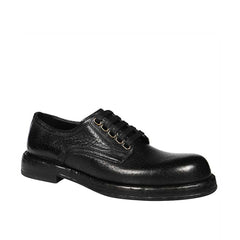 Dolce & Gabbana Black Leather Oxfords And Derbies