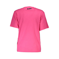 Cavalli Class Pink Cotton T-Shirt