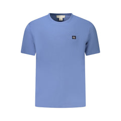 Calvin Klein Blue Cotton Men T-Shirt
