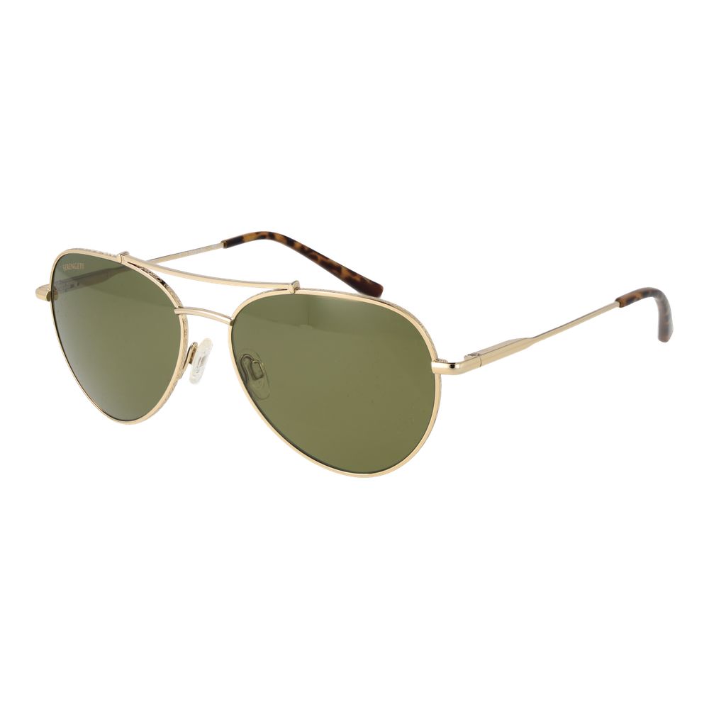 Gullfargede unisex solbriller