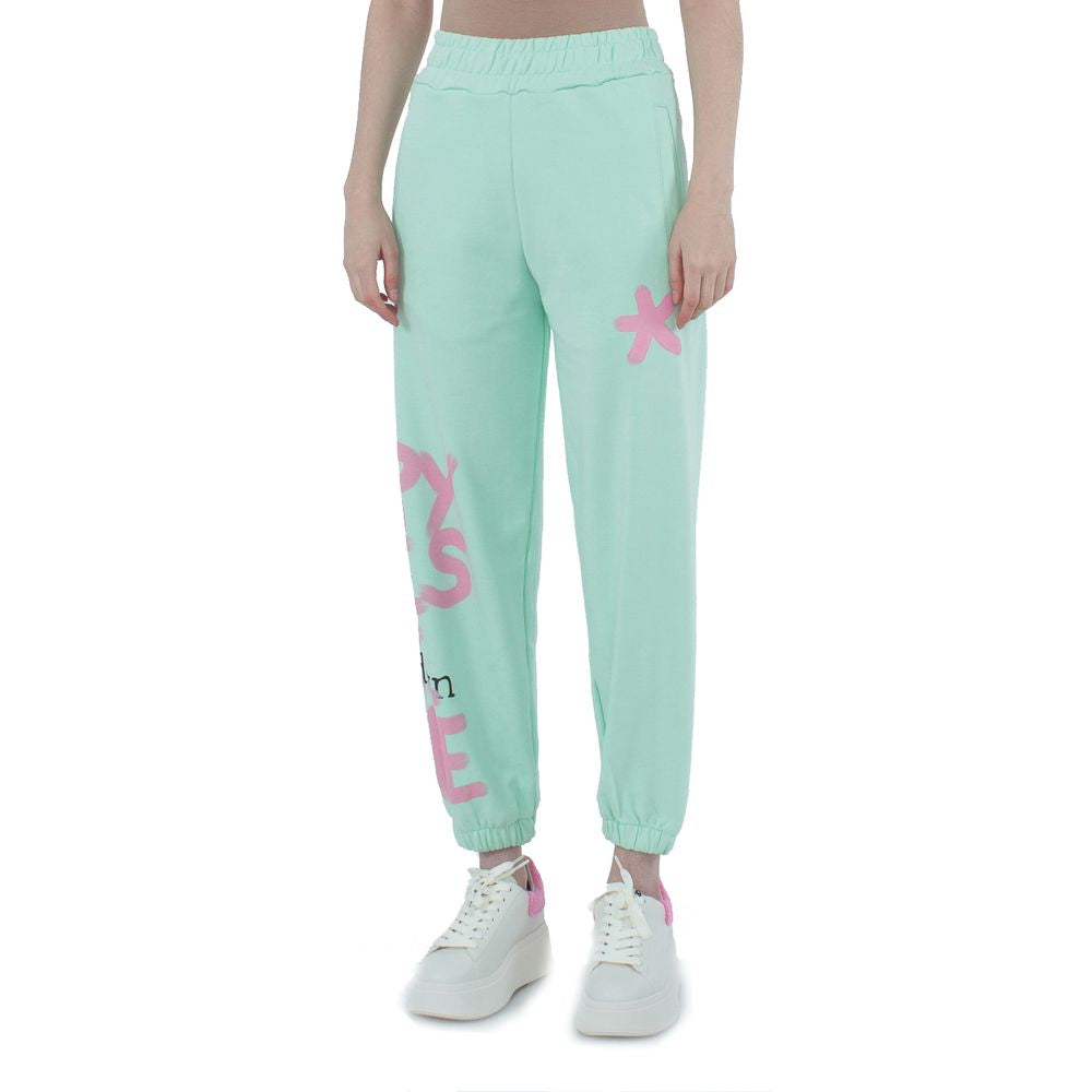 Gröna bomullsjeans och byxor
