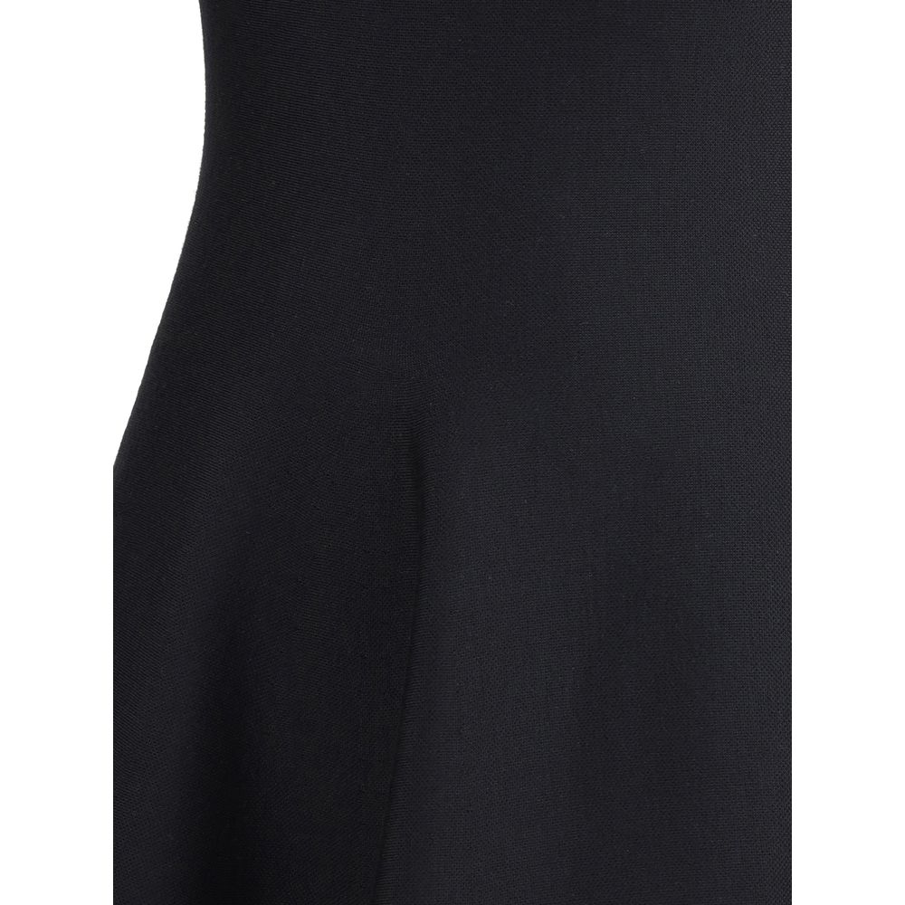 Asymmetrisk midiklänning