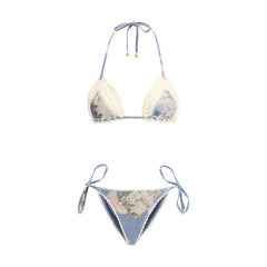 Zimmermann Light Blue Polyamide Bikini
