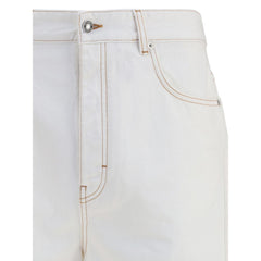 Givenchy White Cotton Jeans Denim