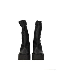 Stella McCartney Black Leather Ankle Boots