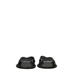 Kenzo Black Leather Slippers