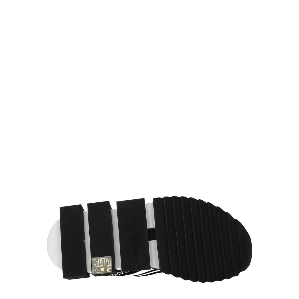 Vita grova sneakers i tyg