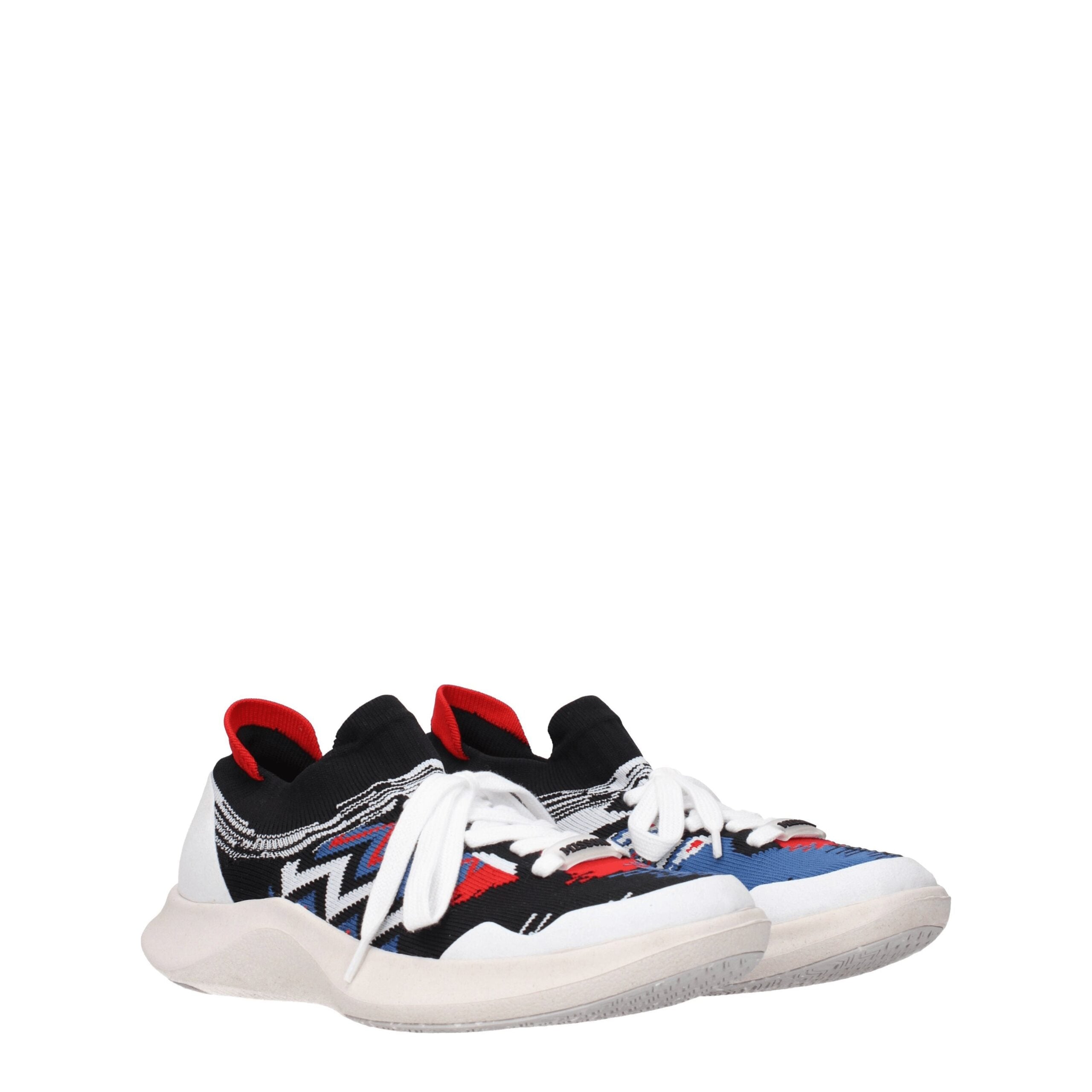 Flerfärgade tygsneakers
