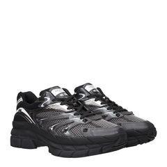 Valentino Garavani Black Fabric Athletic Sneakers