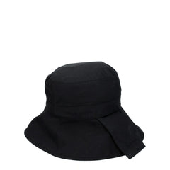 Jacquemus Black Cotton Bucket Hat