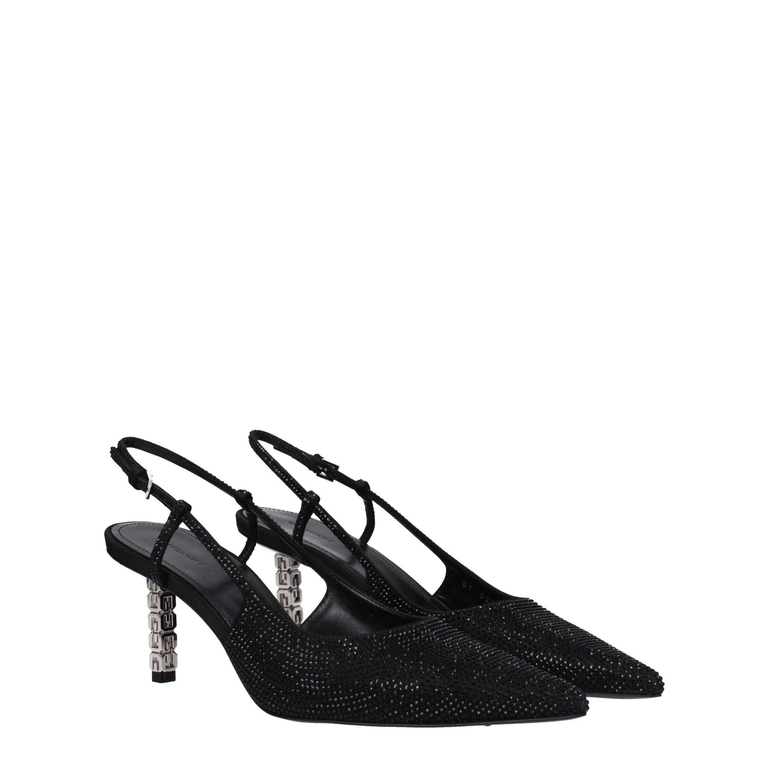 Givenchy Black Fabric High Heel Pumps