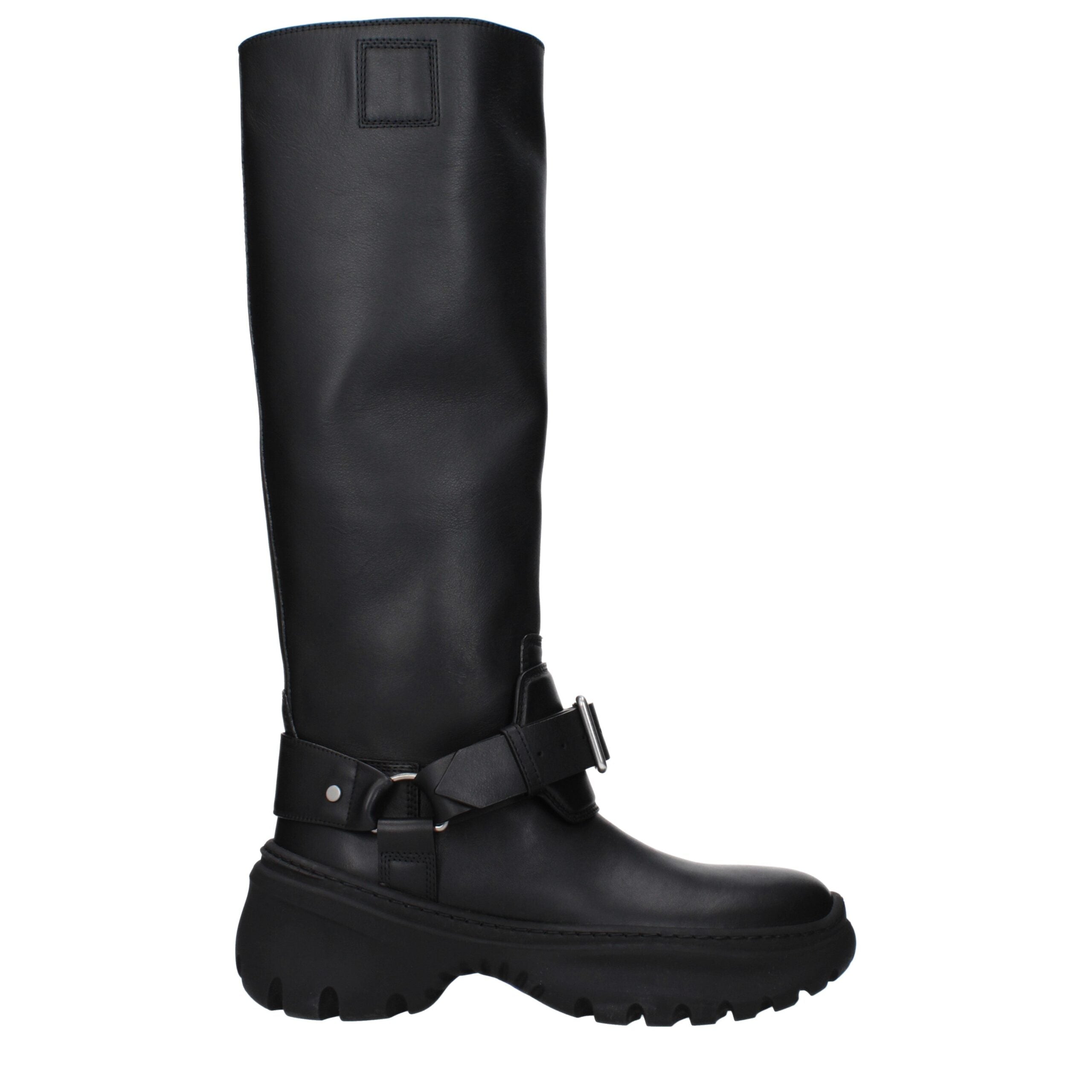 Burberry Black Leather Boots